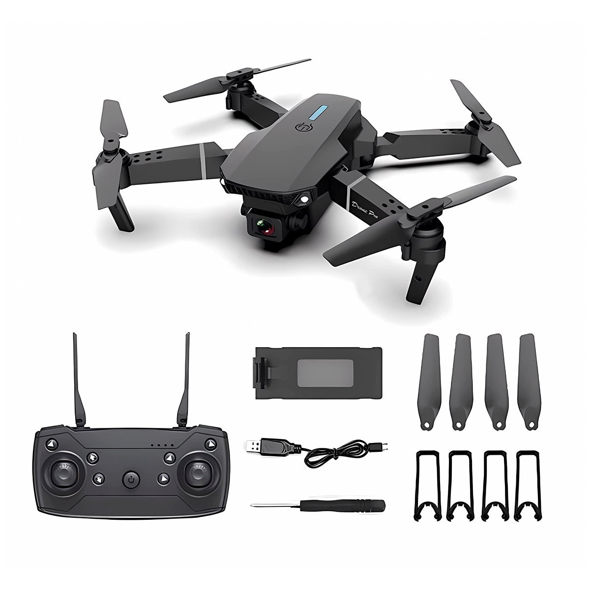 DRONE CON CÁMARA 4K E88-PRO