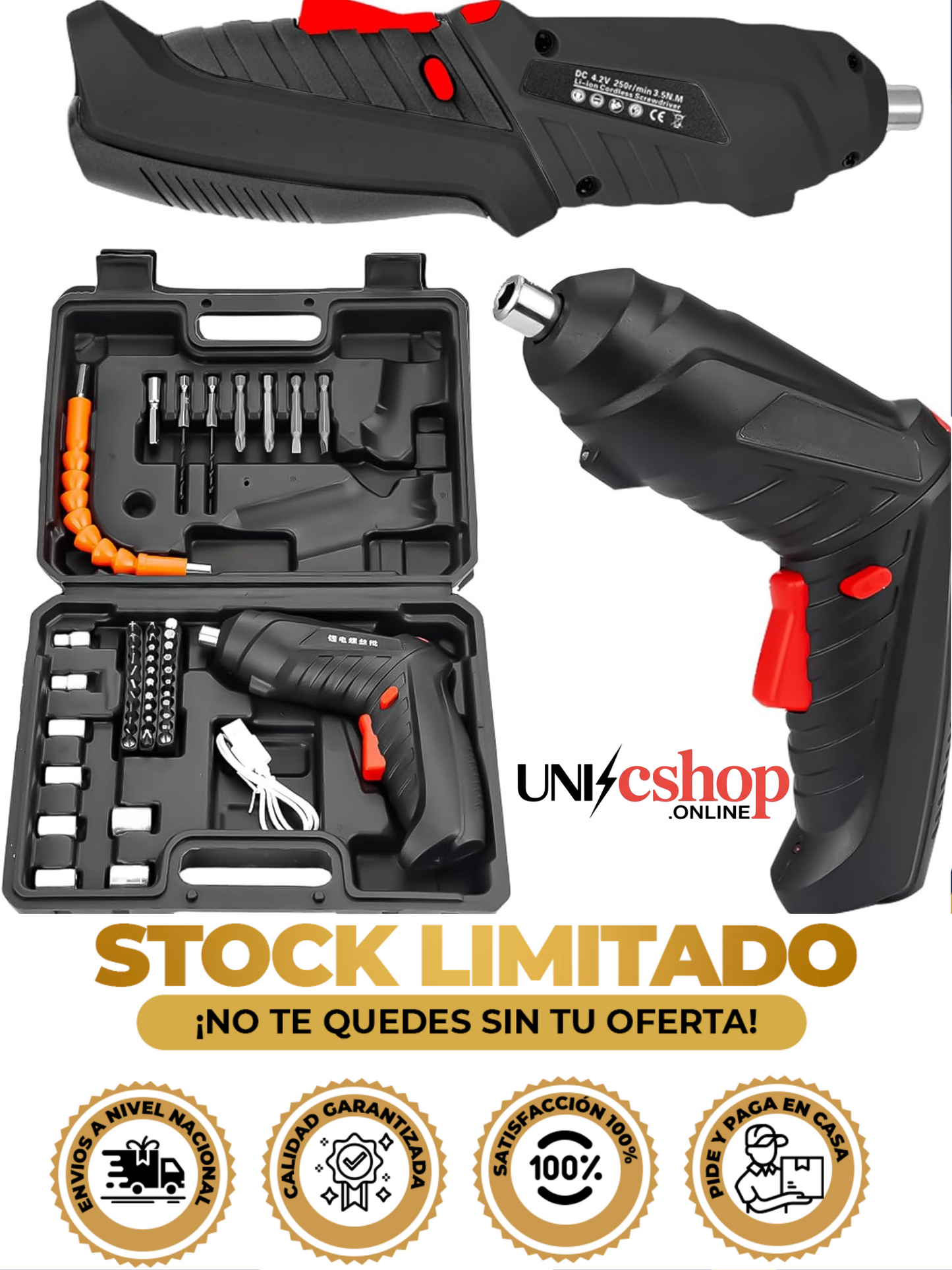 Destornillador Electrico Inalambrico
