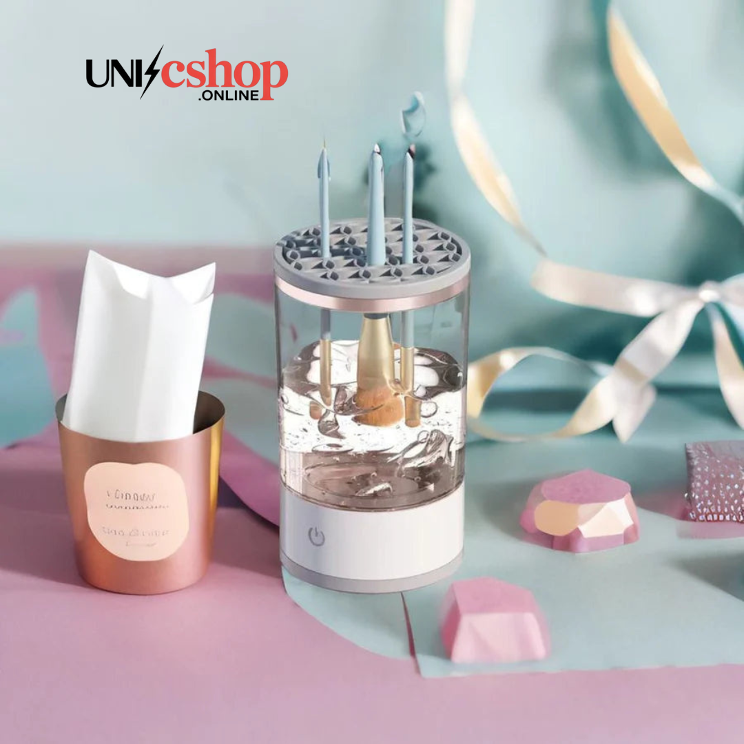 LIMPIADOR DE BROCHAS ELECTRICO , PARA MAQUILLAJE