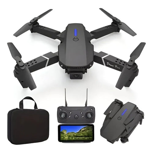 DRONE CON CÁMARA 4K E88-PRO