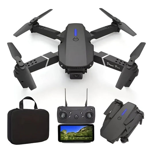 DRONE CON CÁMARA 4K E88-PRO